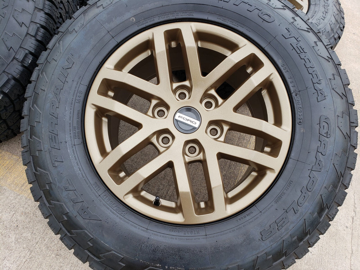 17" Ford Ranger Tremor OEM rims wheels 10431 BRONZE 2022 2023 2024 2025 Texas Truck Tire