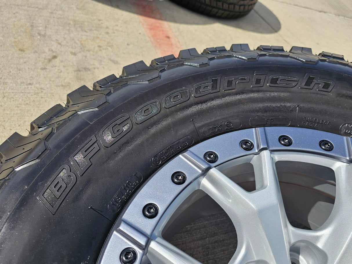 17" Ford F-150 Raptor R OEM Replica BEADLOCK 10460 rims wheels 35" tires BFG NEW Texas Truck Tire