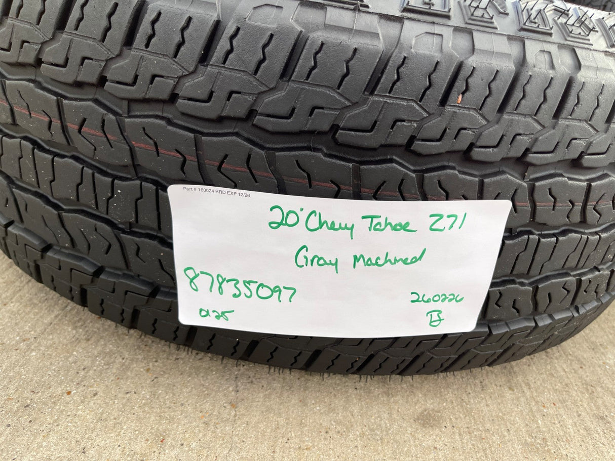 20" Chevy Silverado Z71 GMC Sierra Canyon Colorado OEM wheels rims 2025 2026 Texas Truck Tire