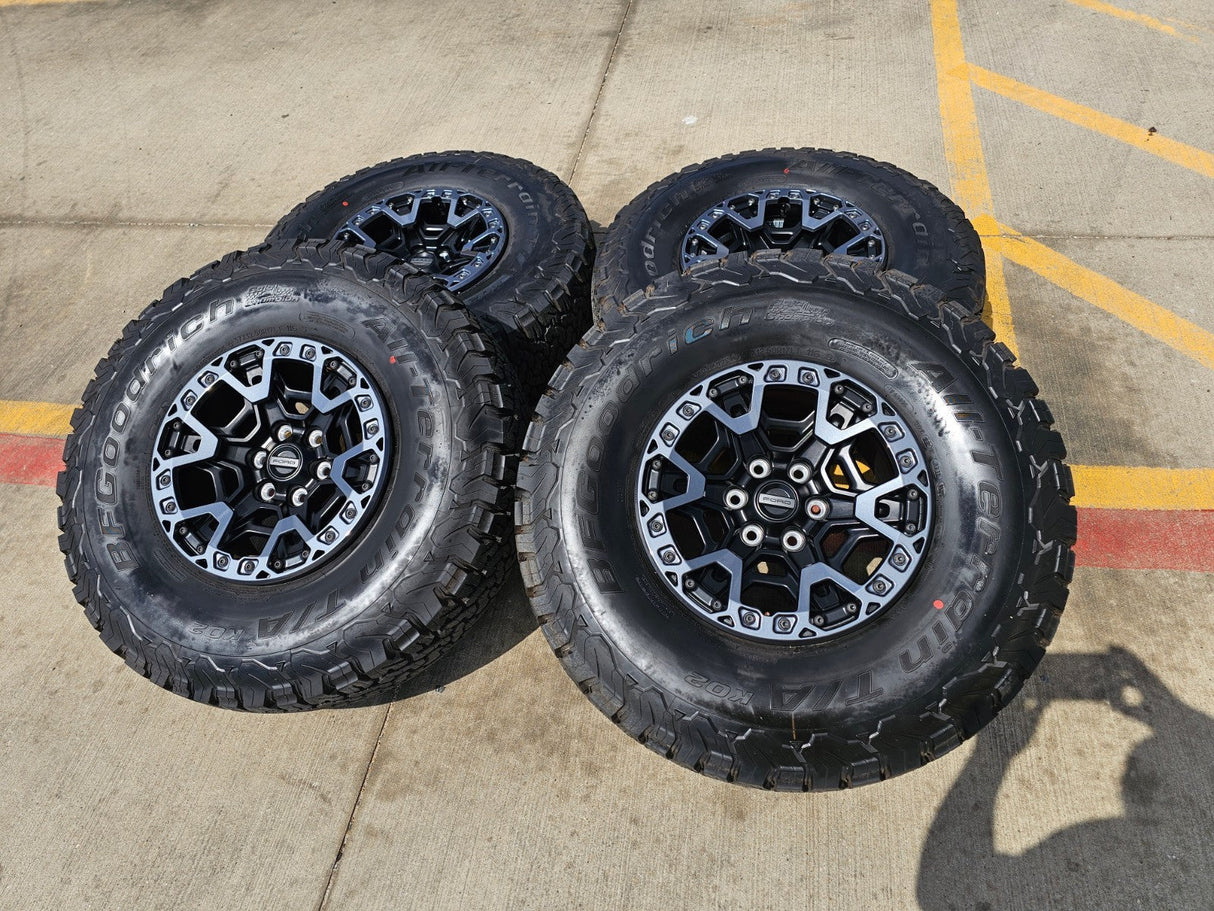 17" Ford F-150 Raptor R OEM BEADLOCK rims wheels 2025 2026 2027 BFG NEW Texas Truck Tire