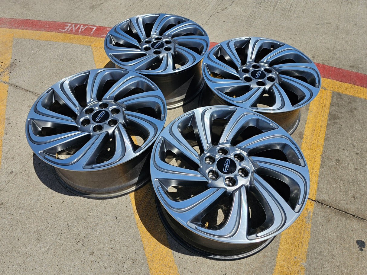 22" Lincoln Navigator OEM 10497 rims wheels Reserve 2022 2023 2024 2025 2026 Texas Truck Tire