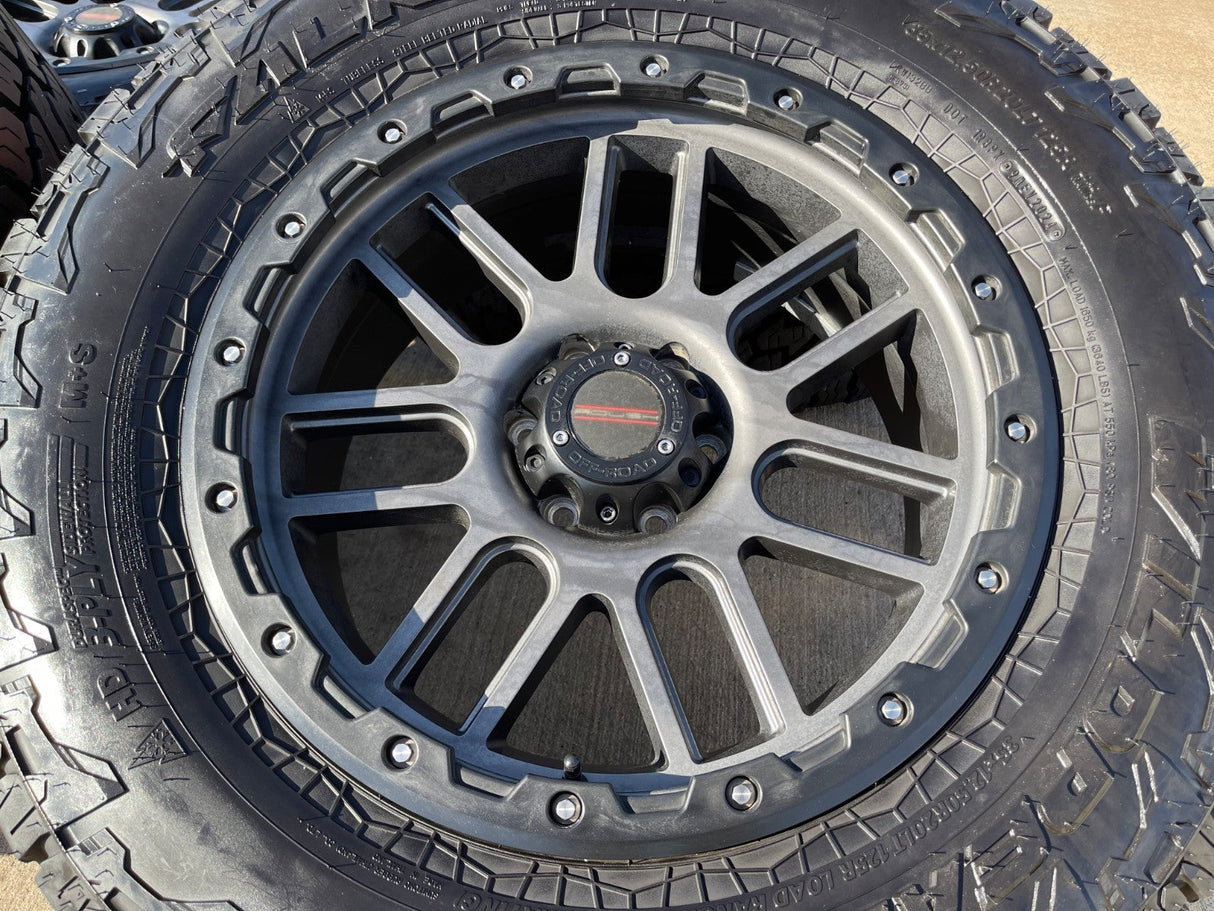 20" Ford F-150 ROUSH OEM Vision 111 Nemesis rims wheels Expedition FALKEN 35" Texas Truck Tire