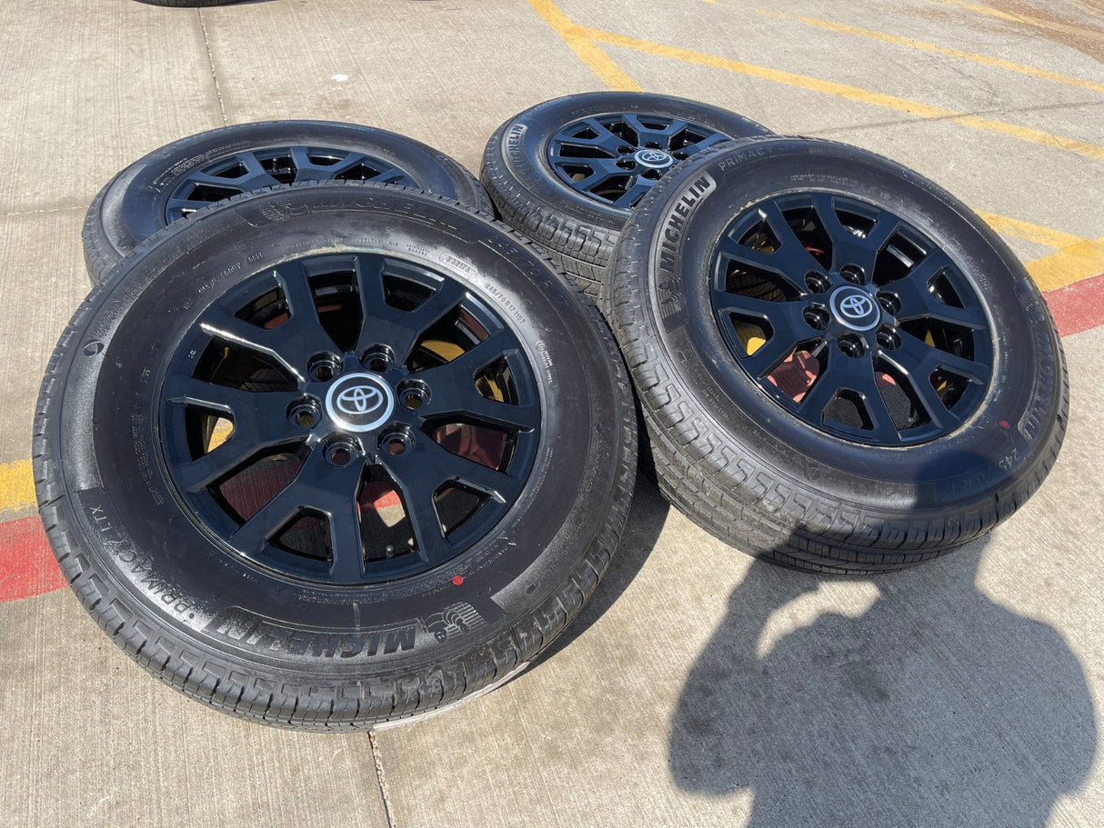 17" Toyota Tacoma 4Runner TRD OEM 10637 94254 wheels rims 2025 2026 NEW MICHELIN Texas Truck Tire