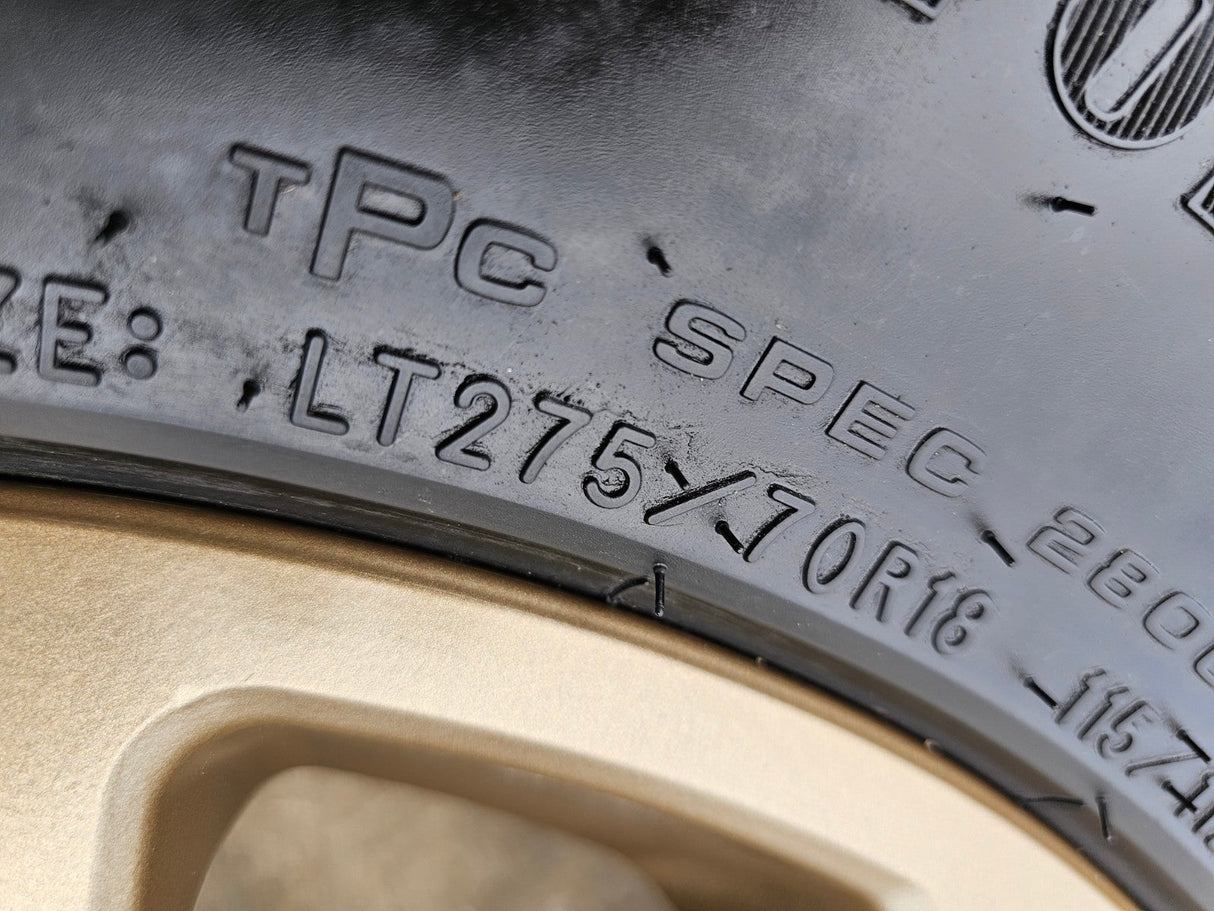 18" Toyota Land Cruiser OEM TRD wheels rims 95952 Tundra Sequoia BRONZE NEW Texas Truck Tire