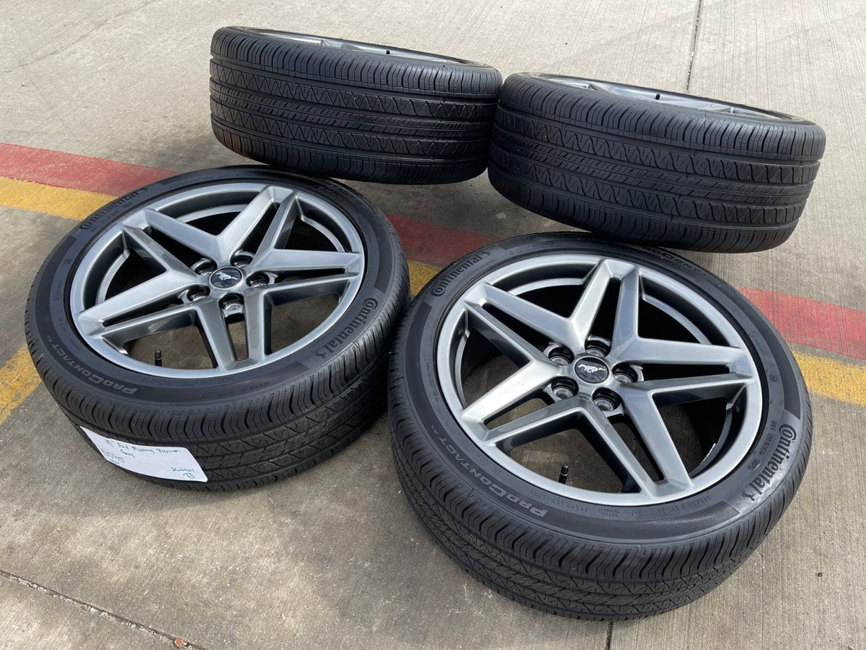 19" Ford Mustang Stealth GT OEM 10595 wheels rims 2024 2025 2026 2027 NEW Texas Truck Tire