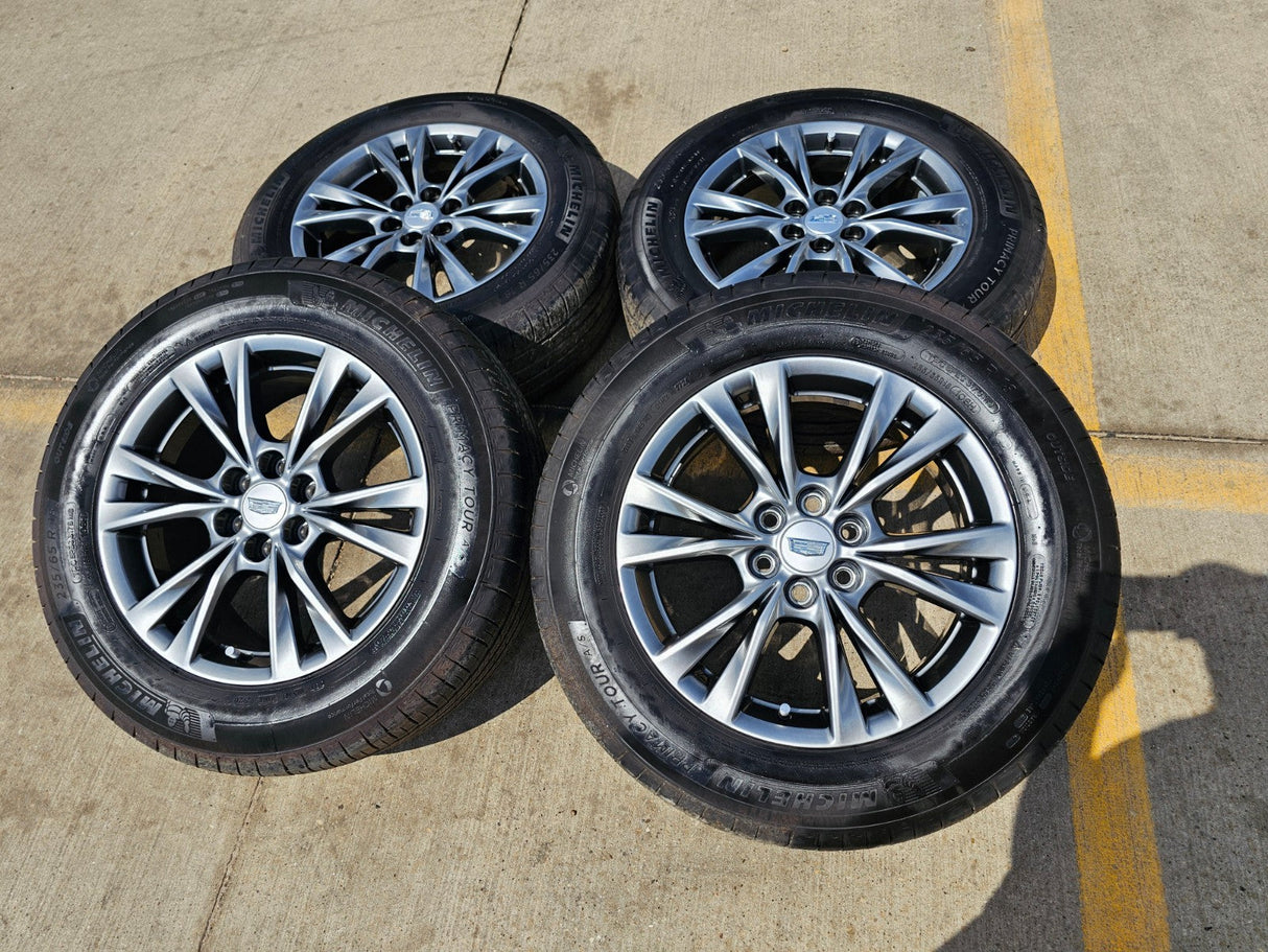 18" Cadillac XT6 XT5 SRX OEM 4844 wheels rims Chevy Blazer Acadia MICHELIN Texas Truck Tire