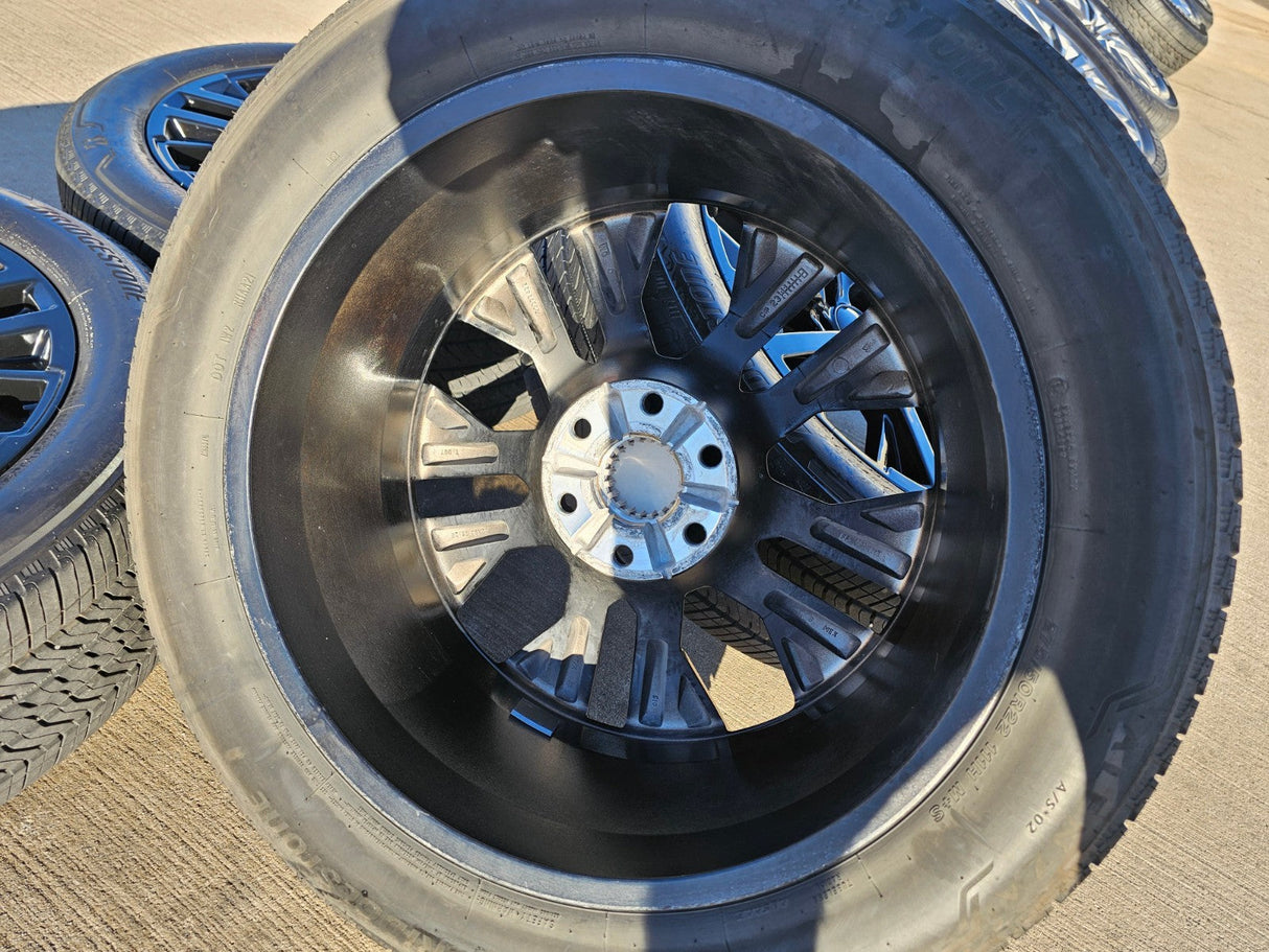 22" GMC Yukon Sierra OEM Chevy Silverado Tahoe 5903 wheels rims 2023 2024 2025 Texas Truck Tire