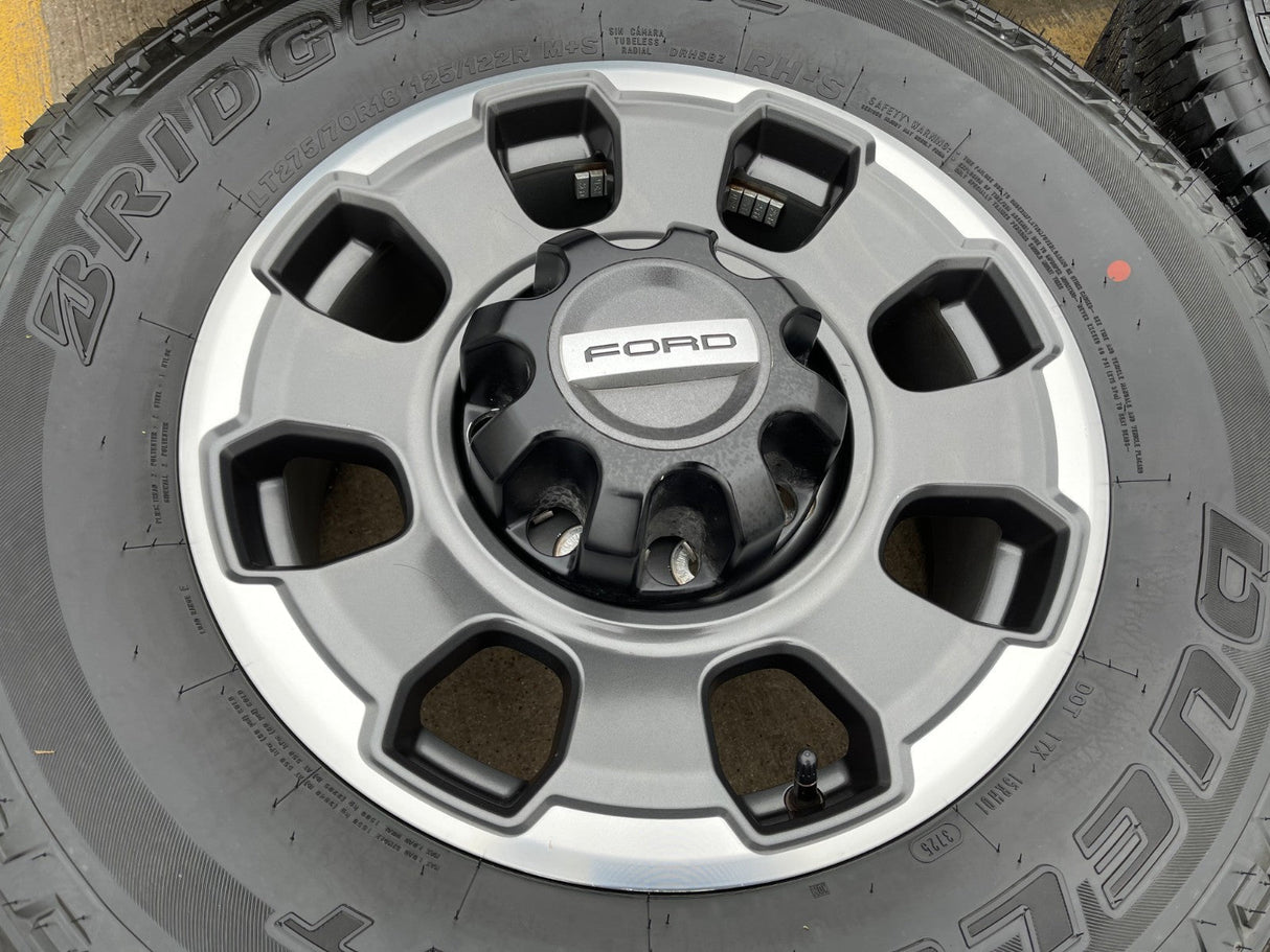 18" Ford F-250 F-350 OEM TREMOR 10482 rims wheels 2024 2025 2026 BRIDGESTONE Texas Truck Tire