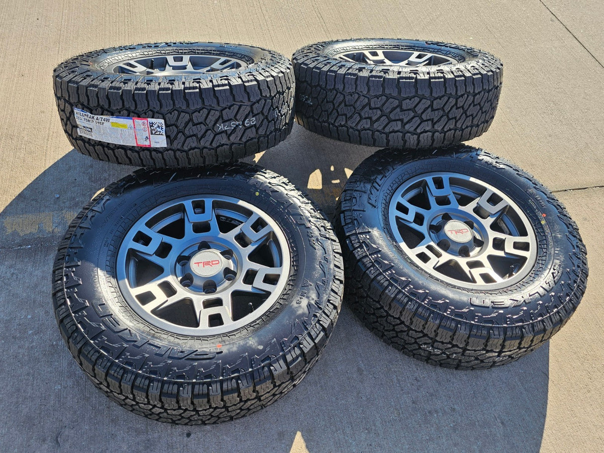 17" Toyota Tacoma 4Runner OEM wheels rims GRAY 75167 TRD FJ FALKEN A/T4 NEW Texas Truck Tire