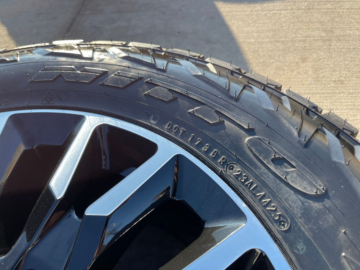 20" GMC Sierra Chevy Silverado 2500 3500 OEM Replica wheels rims NITRO 34" NEW Texas Truck Tire