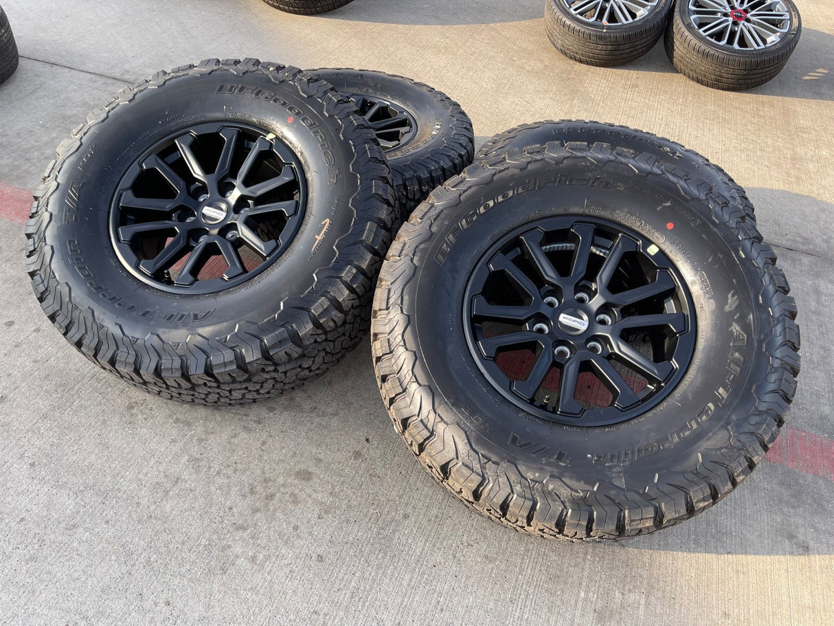 17" Ford F-150 Raptor OEM 10611 rims wheels Bronco 2024 2025 2026 NEW BFG 35" Texas Truck Tire