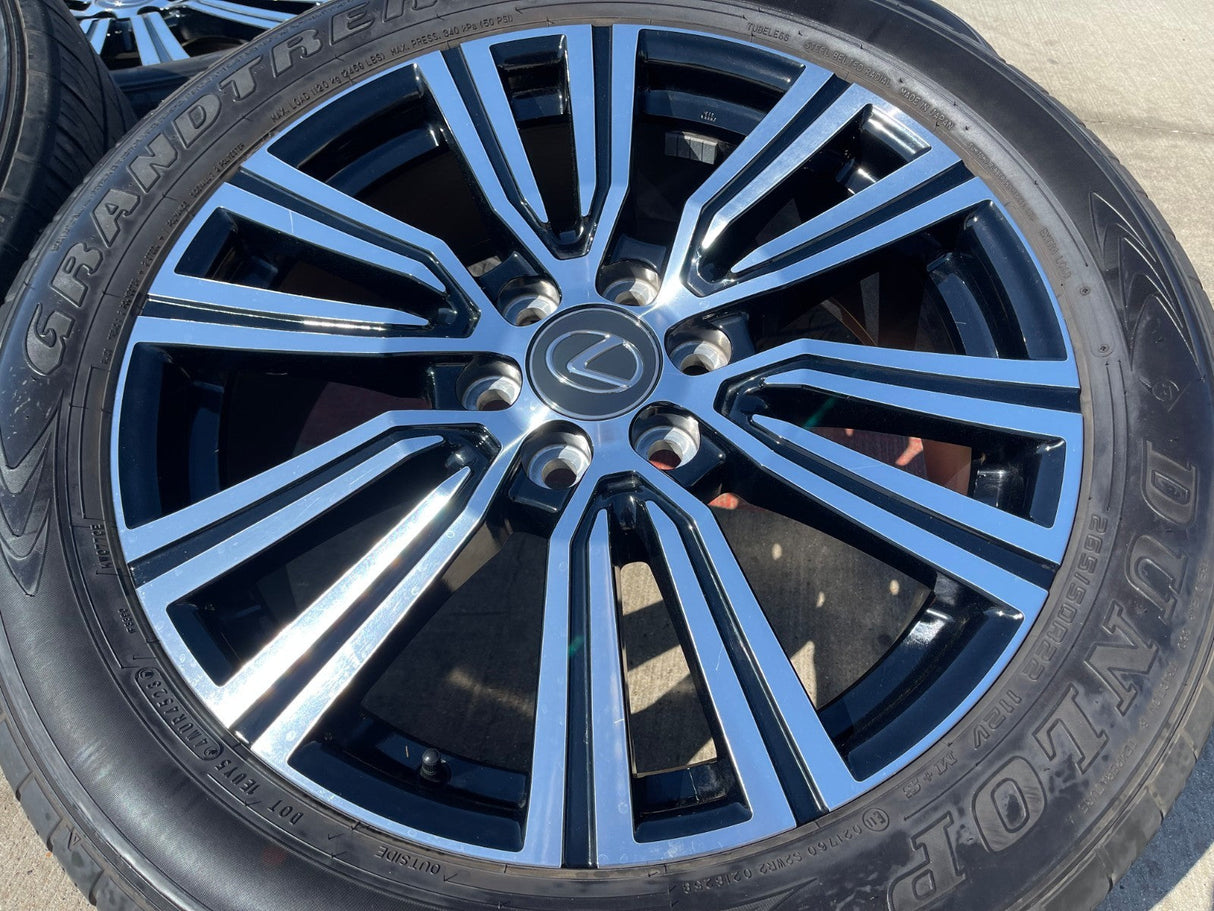 22" Lexus LX600 OEM wheels rims 74402 Toyota Tundra Sequoia 2023 2024 2025 2026 Texas Truck Tire