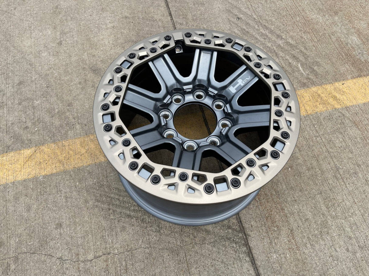 18" Hummer Grazen beadlock EV HEV 2500 OEM wheel rim 2023 2024 2025 2026 NEW Texas Truck Tire