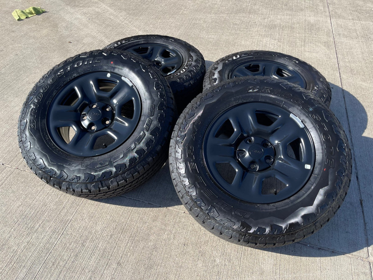 17" Jeep Gladiator OEM wheels rims Steel 9220 9240 Wrangler 2025 2026 NEW Texas Truck Tire