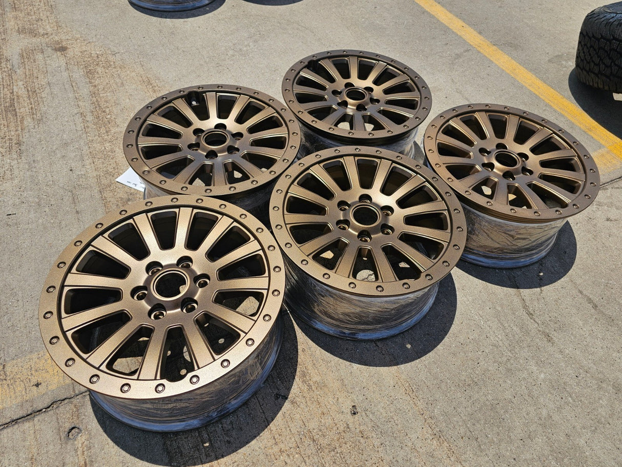 (4) 18" INEOS Grenadier OEM wheels rims Beadlock 2023 2024 2025 2026 NEW Texas Truck Tire