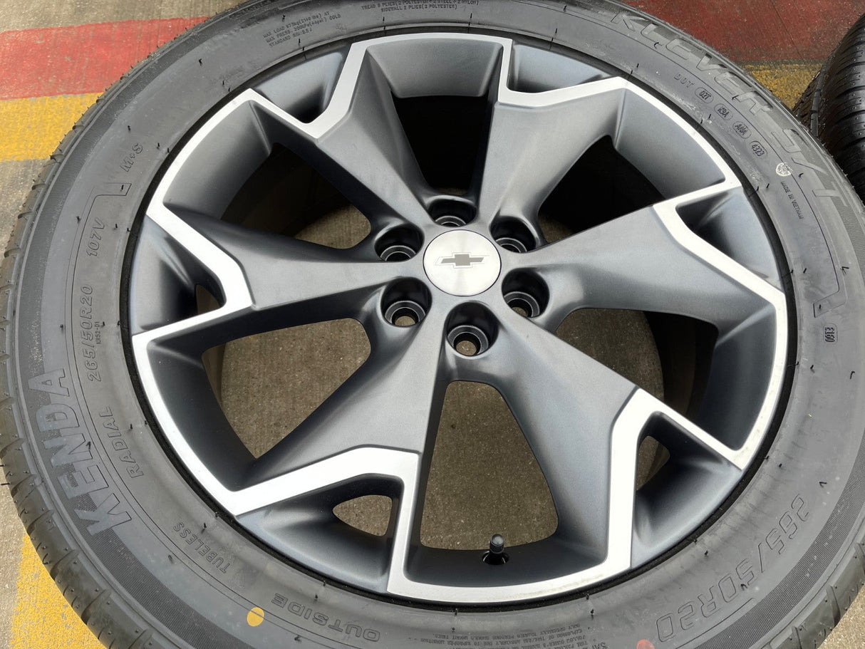 20" Chevy Blazer GMC Acadia Cadillac XT6 XT5 SRX OEM 5937 wheels rims tires NEW Texas Truck Tire
