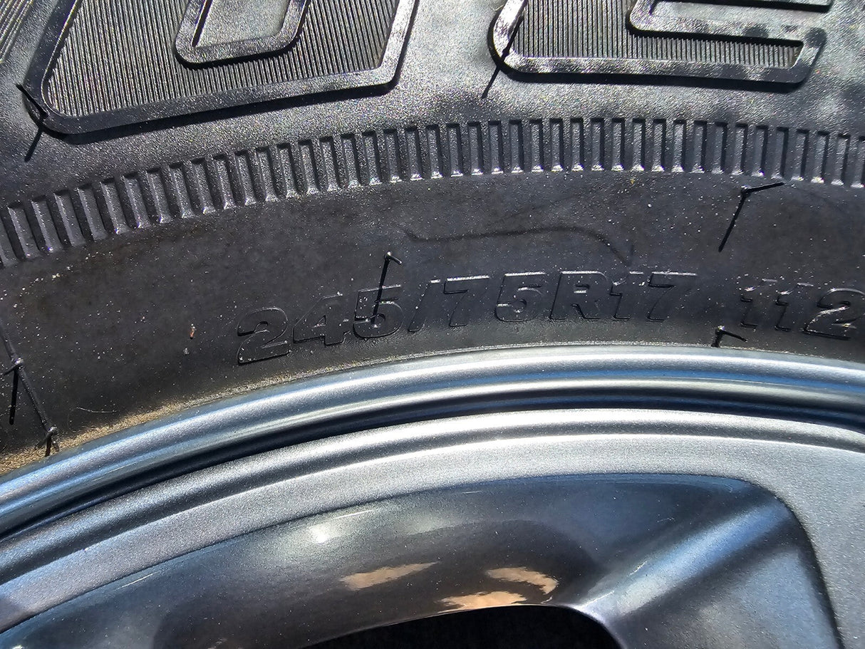 17" Jeep Wrangler Gladiator Rubicon OEM 9218 SPARE wheel rim 2020 2021 2022 2023 Texas Truck Tire