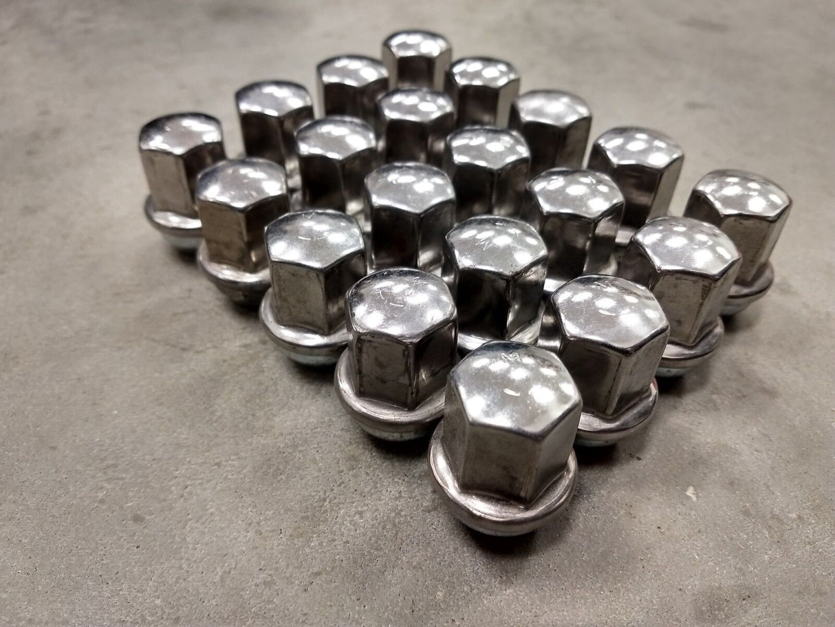 (20) OEM Dodge RAM 1500 Charger Challenger SRT lug nuts polished OE 14x1.5 Texas Truck Tire