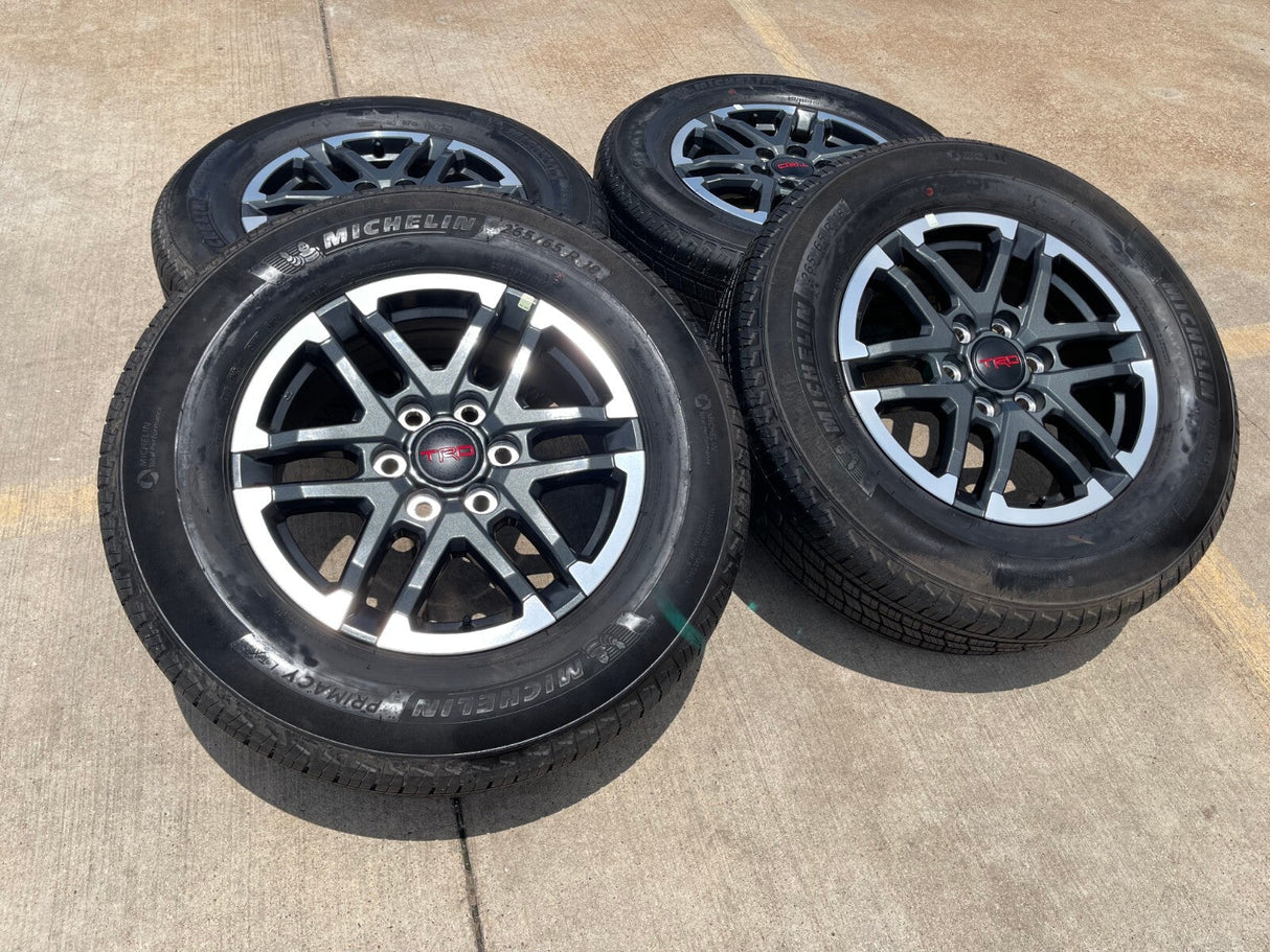 18" Toyota Tacoma 4Runner TRD OEM 10641 wheels rims 2024 2025 2026 NEW Texas Truck Tire