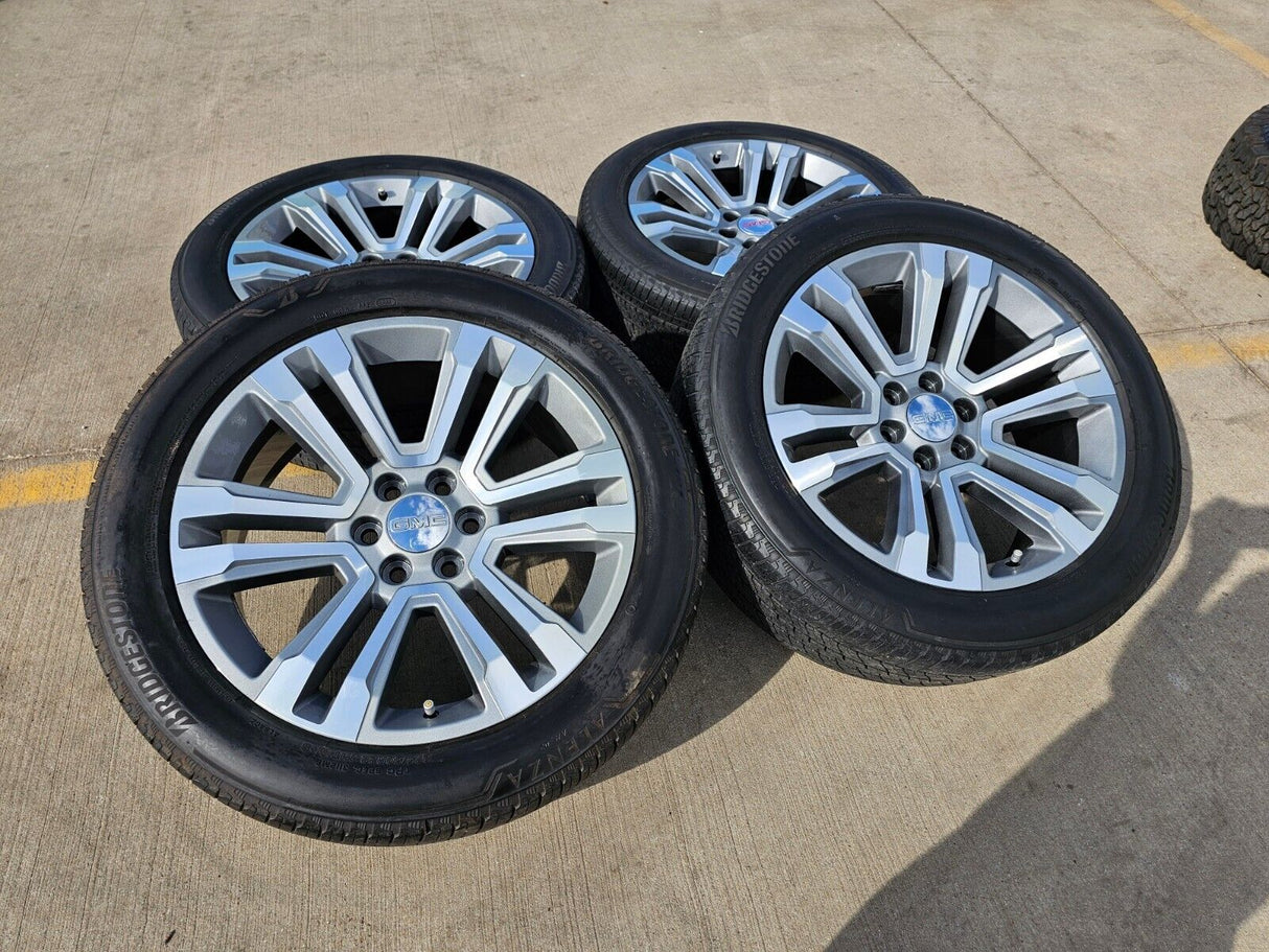 22" GMC Yukon DENALI OEM wheels rims 5822 tires Sierra Texas Truck Tire