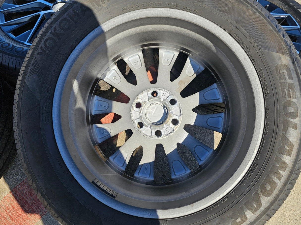 20" Lexus GX550 OEM wheels rims Toyota Land Cruiser Tundra 10545 LX600 YOKOHAMA Texas Truck Tire