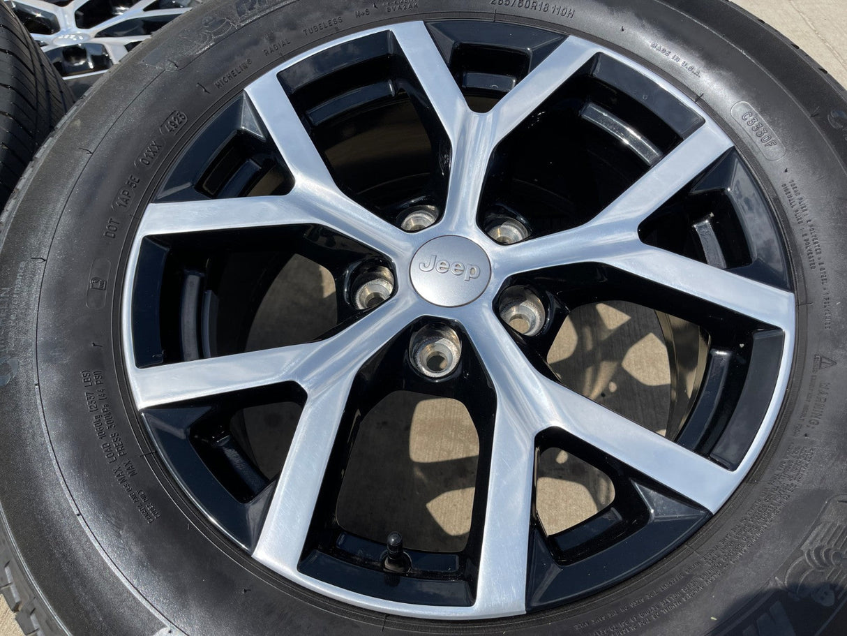 18" Jeep Grand Cherokee L OEM wheels rims 9285 95198 Durango MICHELIN Texas Truck Tire
