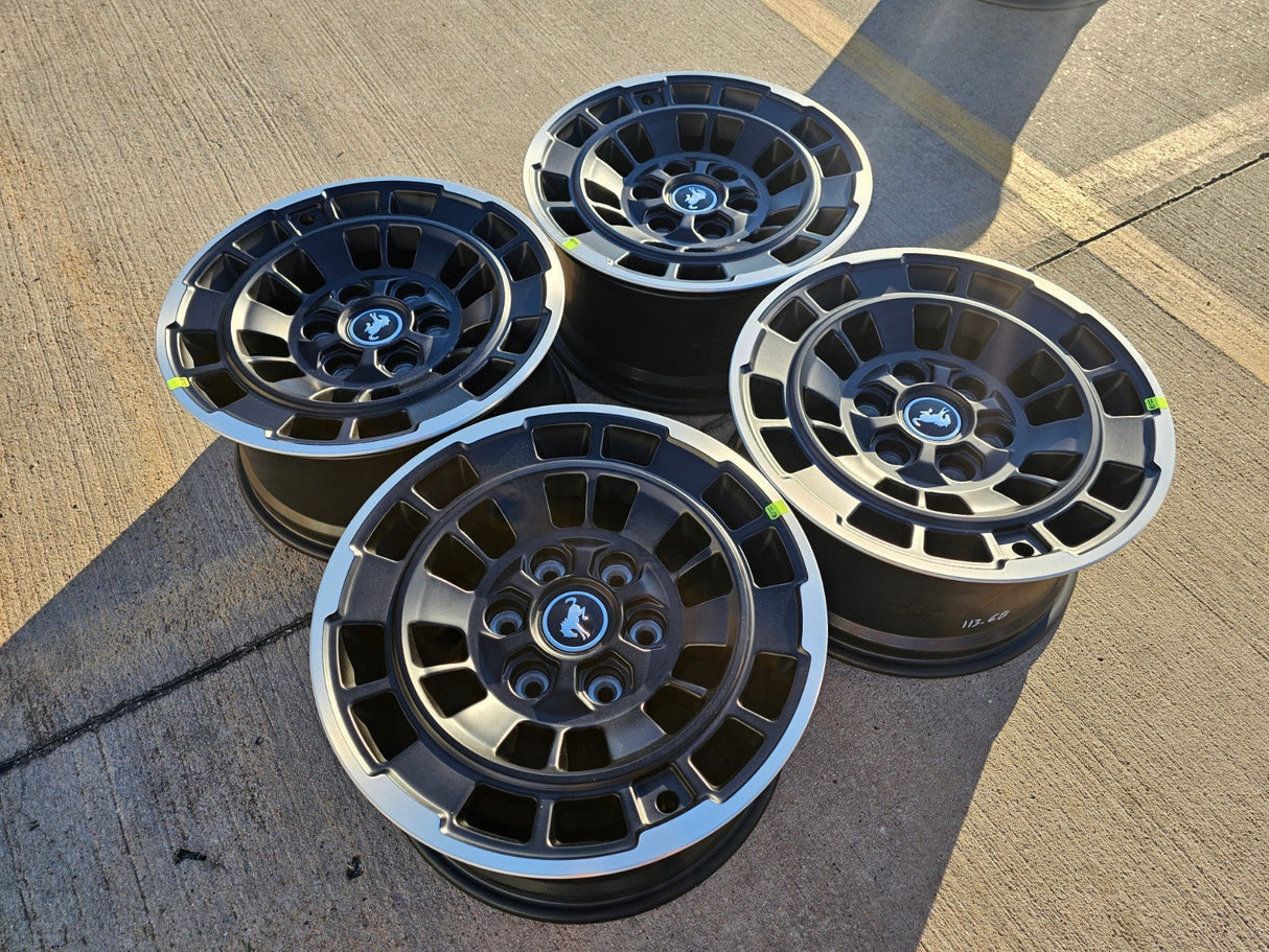 (4) 17" Ford Bronco wheels rims OEM 22025 Ranger 2023 2024 2025 2026 NEW Texas Truck Tire