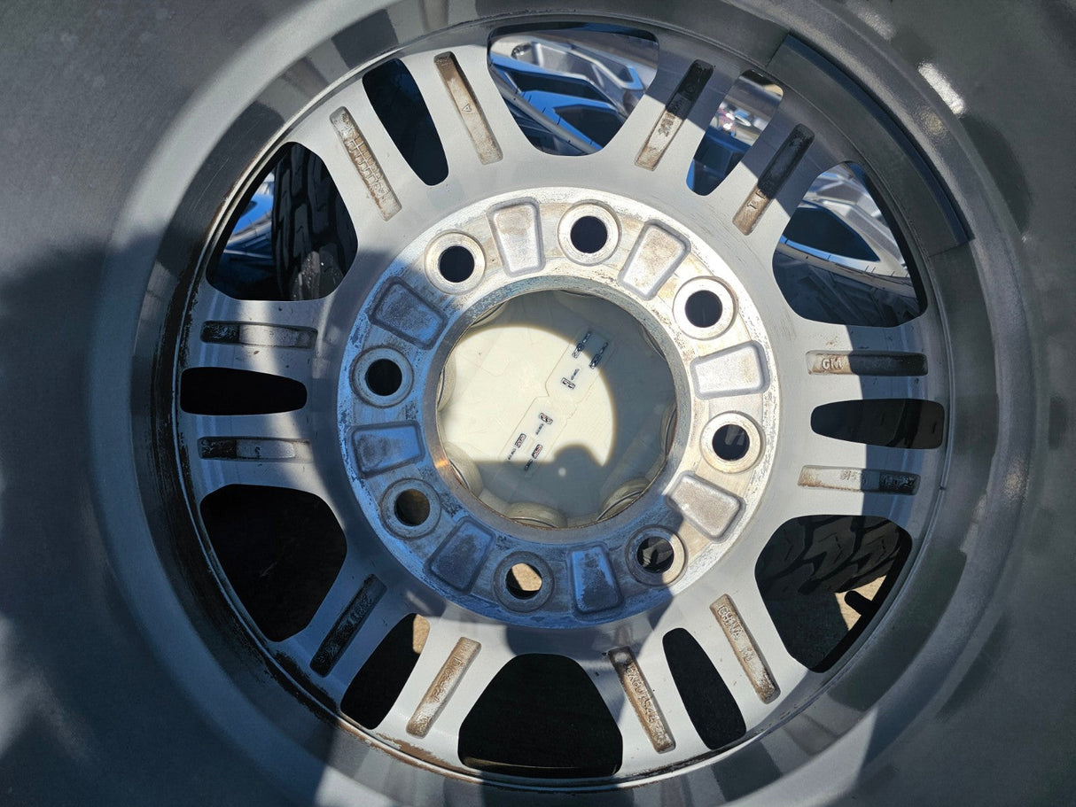 18" GMC Sierra AT4X Chevy Silverado 2500 3500 OEM 5949 wheels rims HANKOOK M/T2 Texas Truck Tire