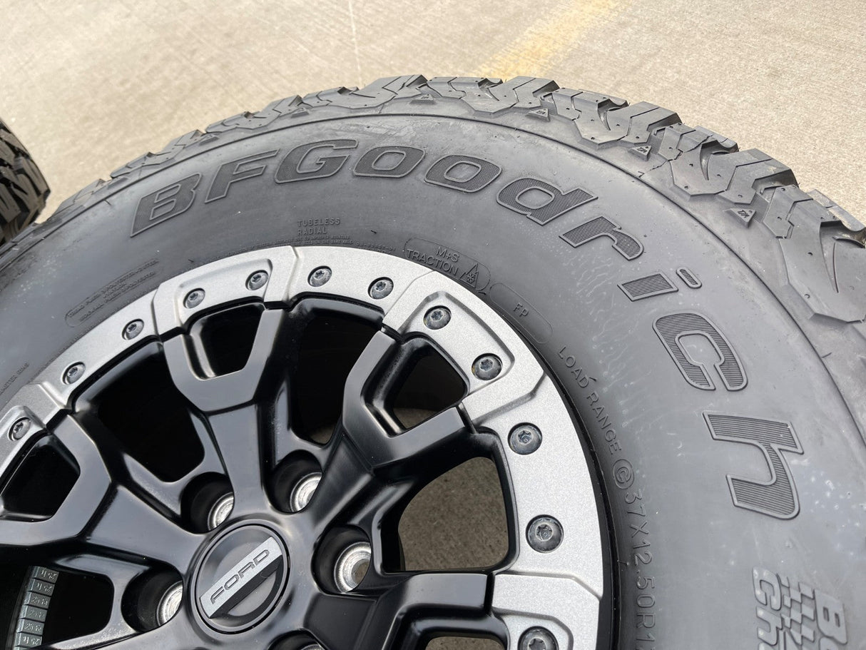 17" Ford F-150 Raptor Bronco R OEM BEADLOCK 51222 rims wheels 2025 2026 NEW 37" Texas Truck Tire