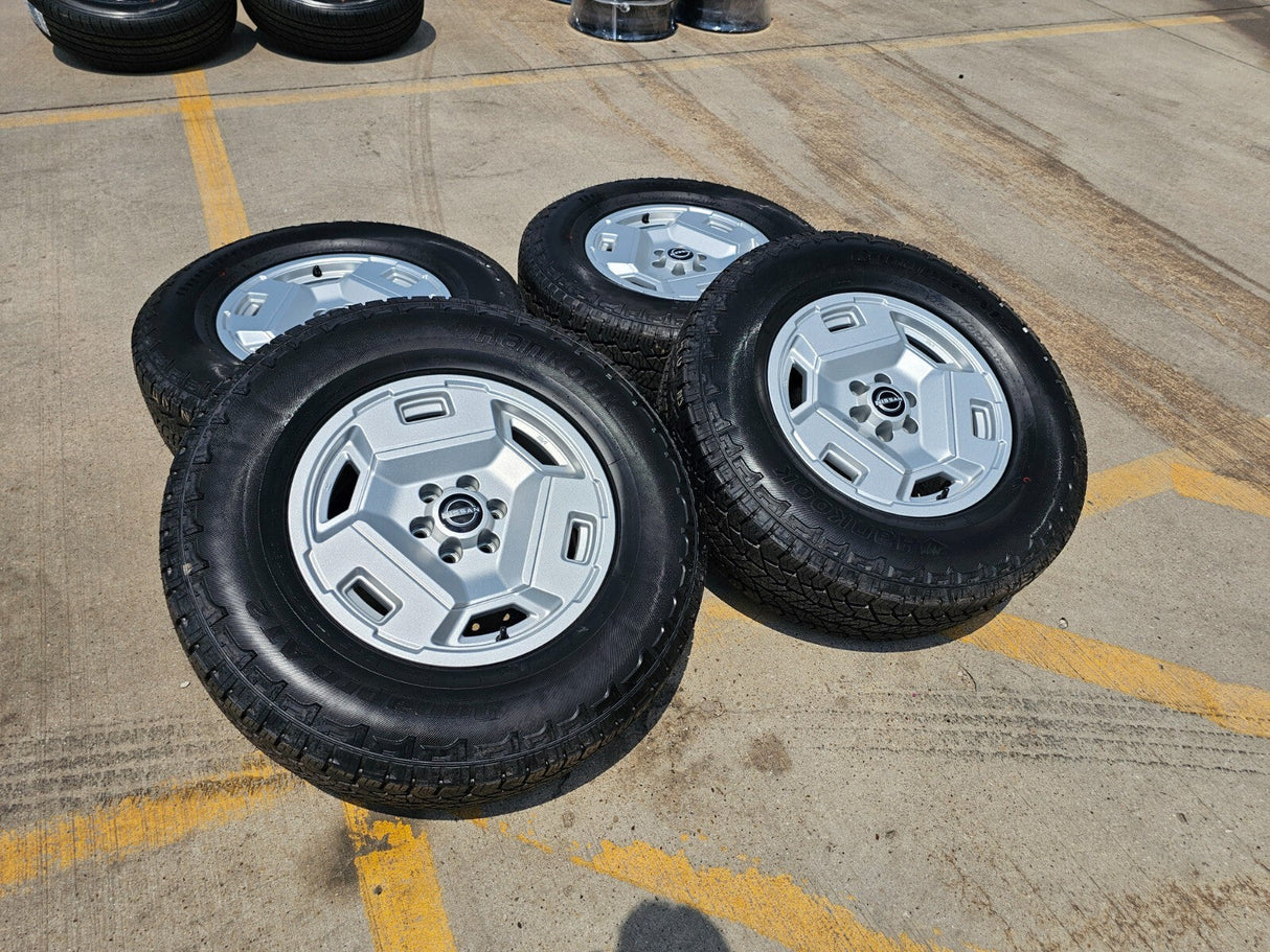 17" Nissan Frontier OEM Retro Hardbody Edition 62783 wheels rims 2024 2025 NEW Texas Truck Tire
