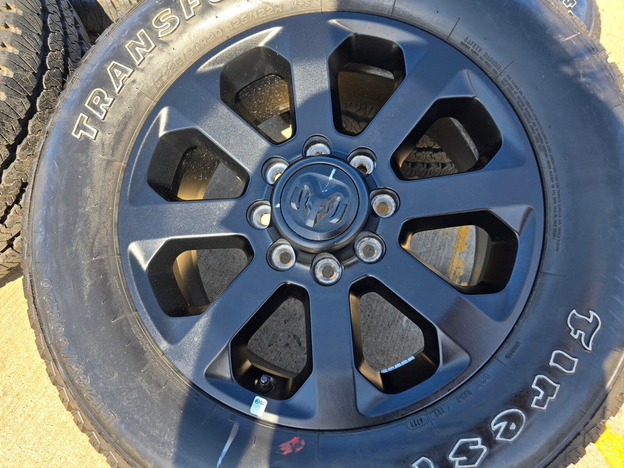 20" Dodge Ram 2500 3500 LARAMIE OEM 2700 wheels rims 2023 2024 2025 2026 NEW Texas Truck Tire