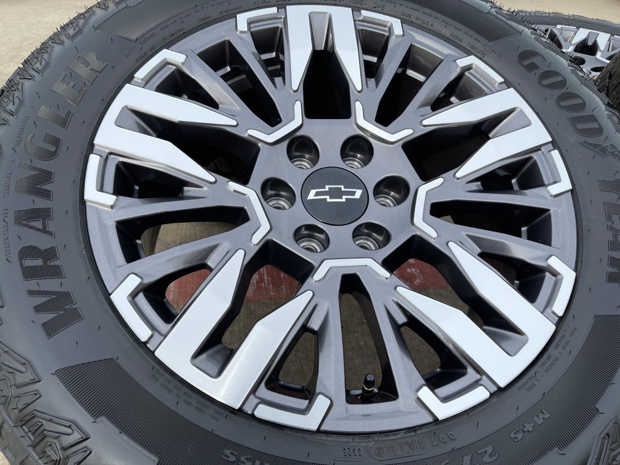 20" Chevy Silverado Z71 GMC Sierra Canyon Colorado OEM wheels rims 2025 2026 Texas Truck Tire
