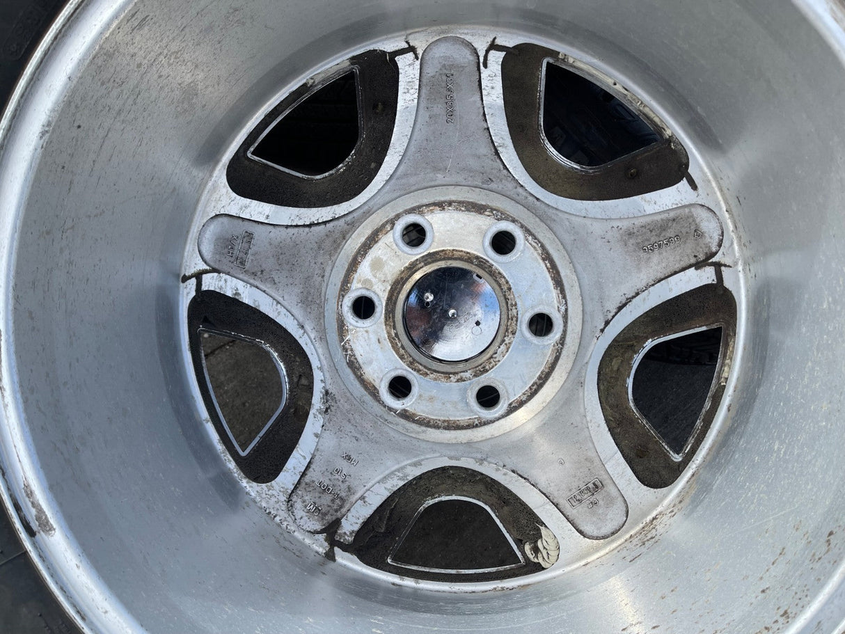 20" Chevy Silverado Tahoe Suburban chrome OEM 5417 wheel rim tire Texas Truck Tire