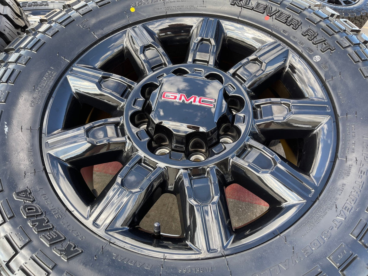 20" GMC Sierra AT4X 2500 3500 OEM 14137 5963 wheels rims Silverado NEW 35" R/T Texas Truck Tire