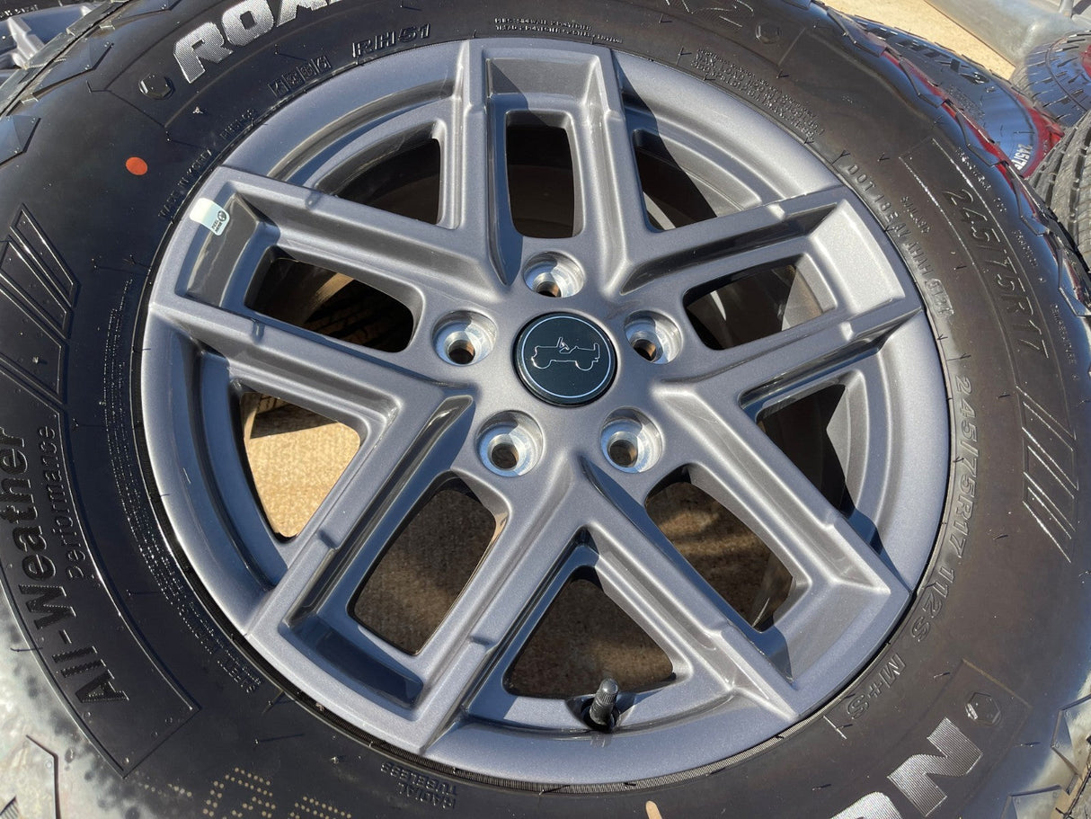 17" Jeep Wrangler Rubicon OEM wheels rims 9324 Gladiator 2025 2026 NEXEN NEW Texas Truck Tire