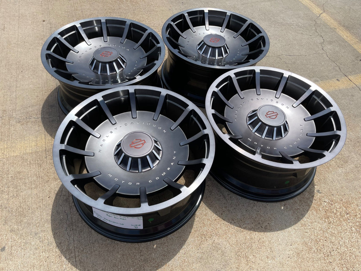 22" 22x10 Chevy Silverado Tahoe Suburban HARLEY DAVIDSON OEM wheels rims Texas Truck Tire