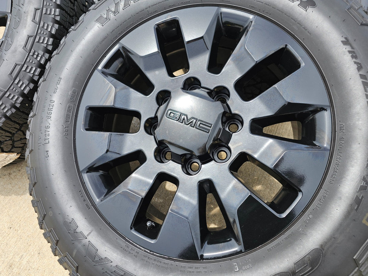 20" GMC Sierra DENALI Chevy Silverado 2500 3500 OEM 5960 5947 wheels rims NEW Texas Truck Tire