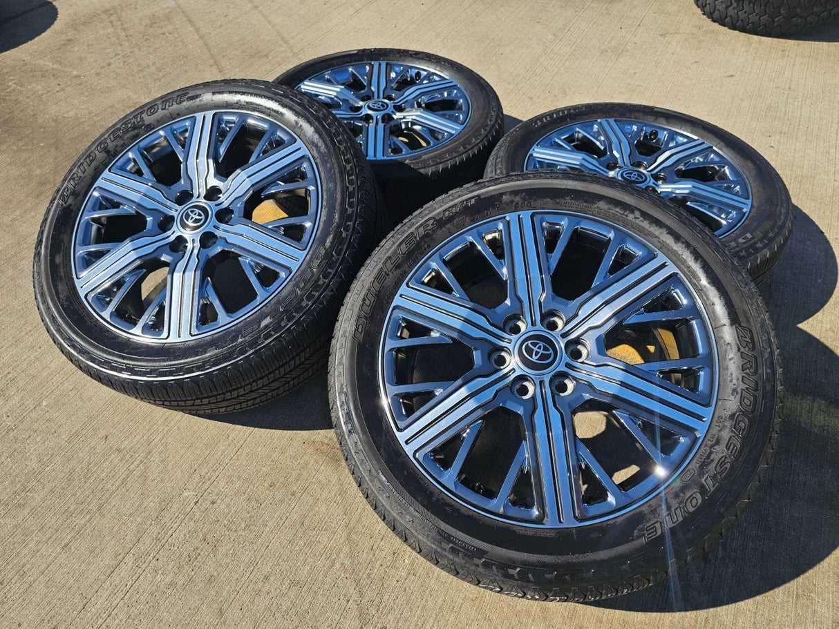 22" Toyota Tundra Sequoia OEM wheels rims 75282 Land Cruiser GX550 CAPSTONE Texas Truck Tire