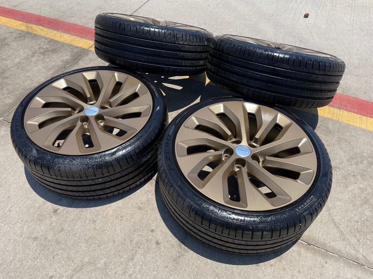 21" Lucid Air OEM Grand Touring 95542 95543 wheels rims 2022 2023 2024 2025 NEW Texas Truck Tire