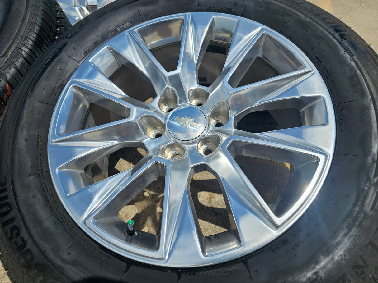 20" Chevy Tahoe Silverado LTZ 5920 OEM wheels rims Yukon 2023 2024 2025 2026 NEW Texas Truck Tire