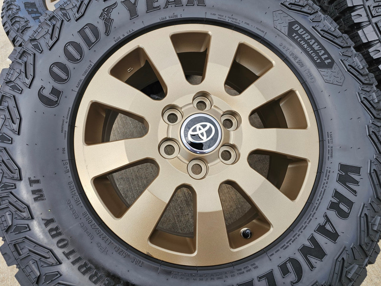 18" Toyota Land Cruiser OEM TRD wheels rims 95952 Tundra Sequoia BRONZE NEW Texas Truck Tire