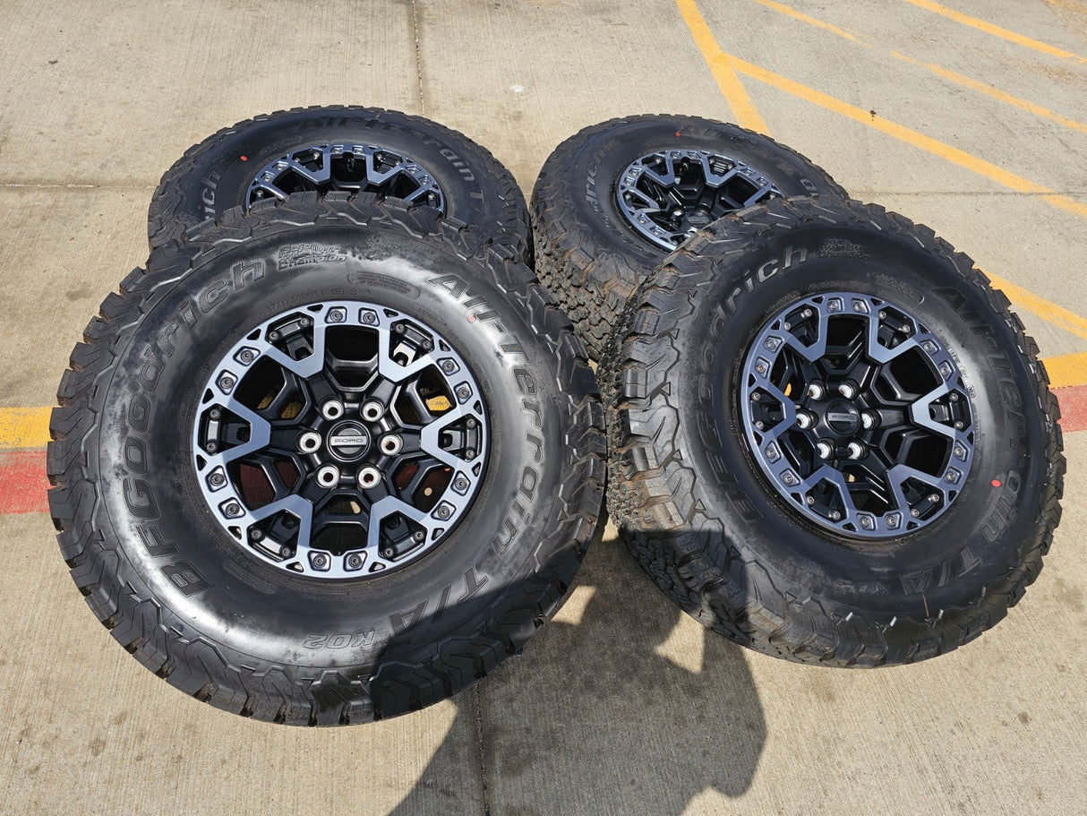 17" Ford F-150 Raptor R OEM BEADLOCK rims wheels 2025 2026 2027 BFG NEW Texas Truck Tire