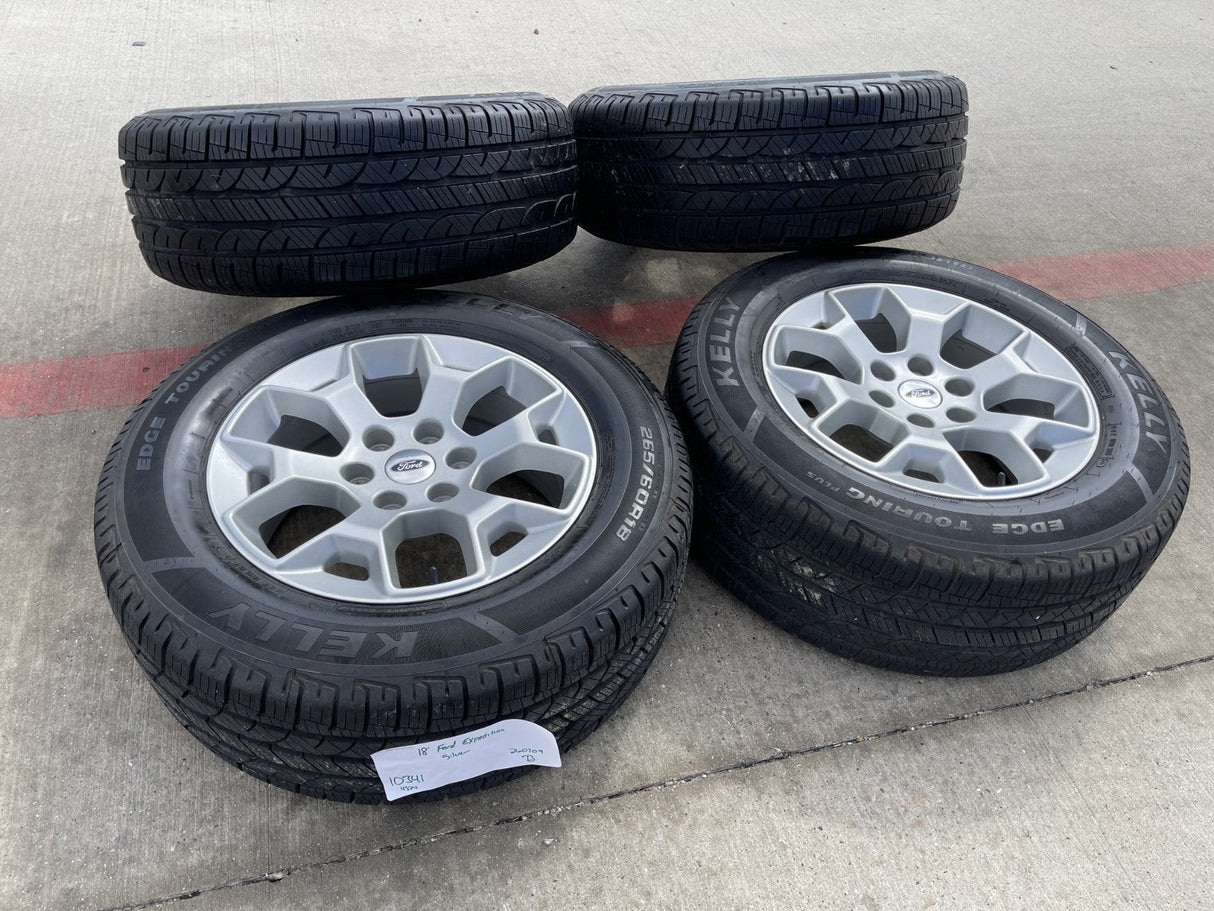 18" Ford F-150 TREMOR RATTLER OEM rims wheels 10341 95029 Expedition NICE Texas Truck Tire