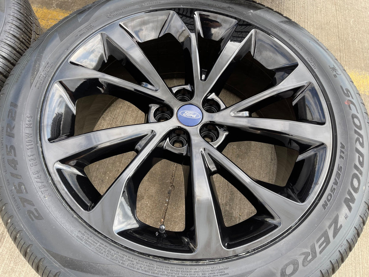21" Ford Explorer ST OEM 10476 rims wheels Lincoln Aviator 2025 2026 PIRELLI NEW Texas Truck Tire