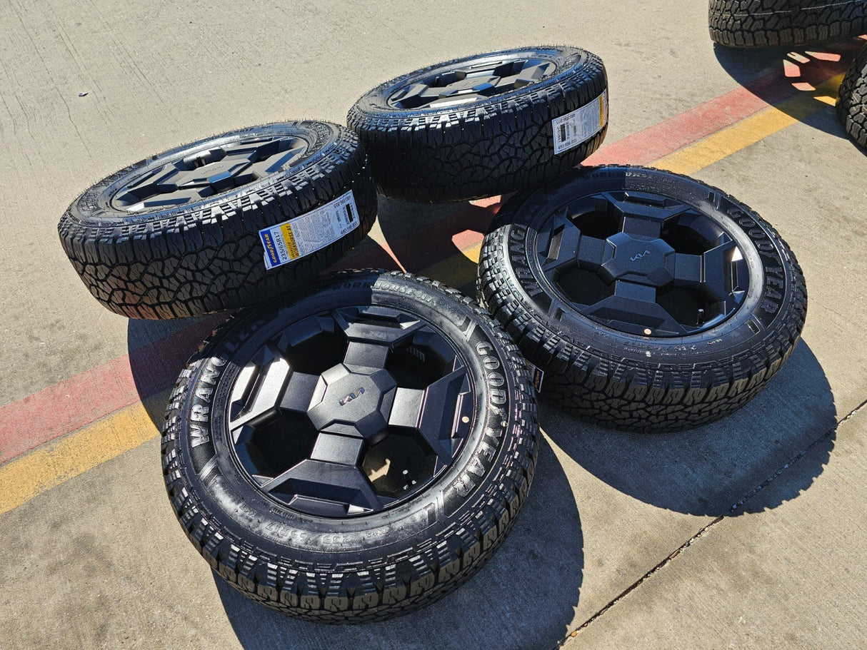 17" Kia Sorento X-PRO OEM wheels rims tires Telluride Sedona 2025 2026 tires NEW Texas Truck Tire