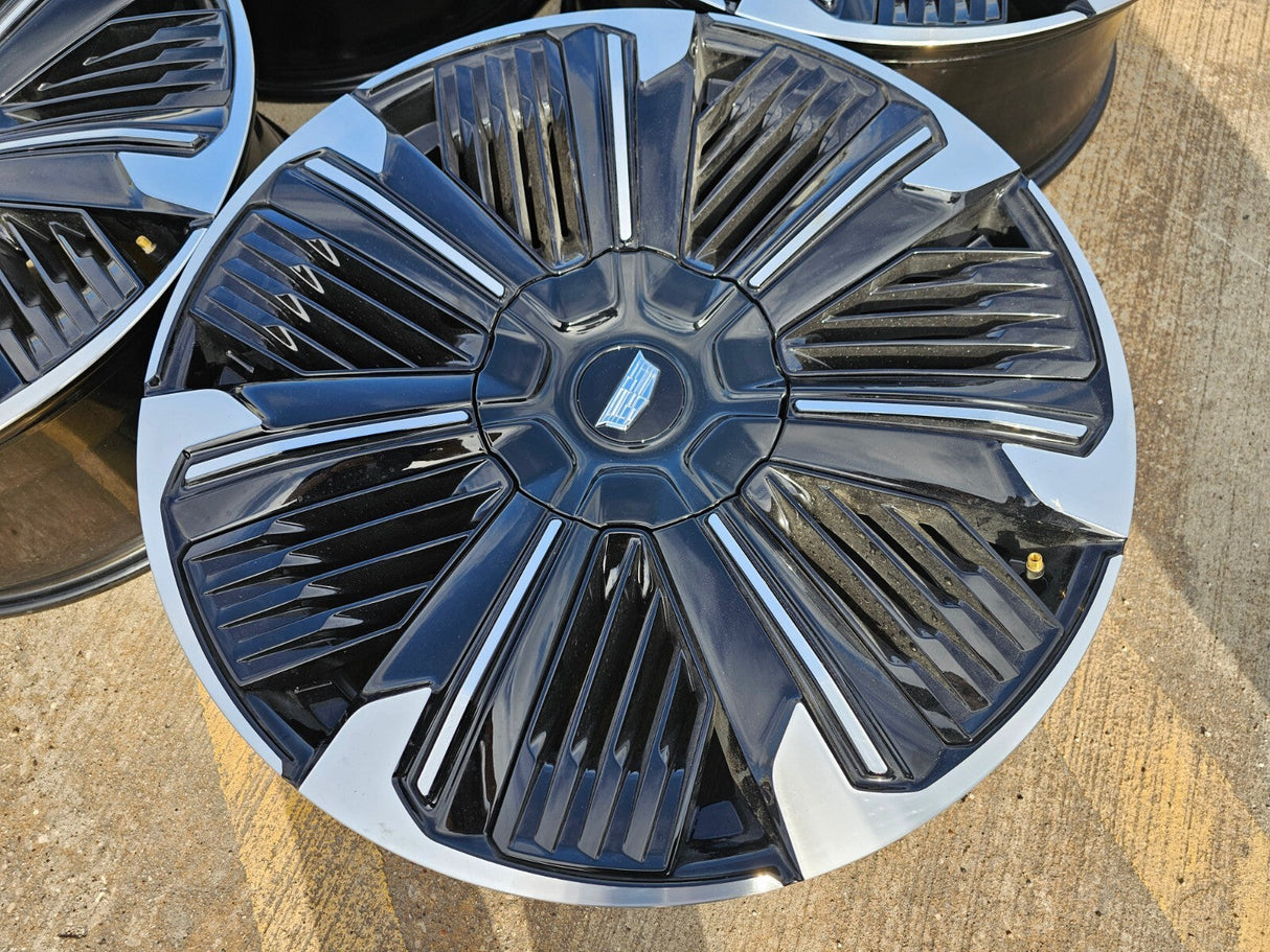 24" Cadillac Escalade IQ EV OEM 8x165 wheels rims Hummer 2500 2024 2025 2026 NEW Texas Truck Tire