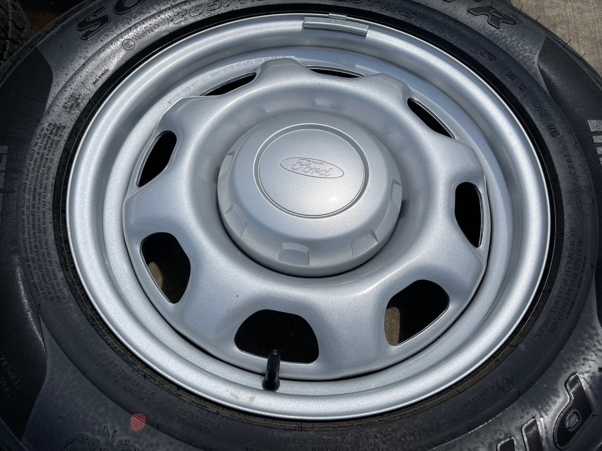 17" Ford F-150 OEM rims wheels 3857 tires steel 2024 2025 2026 PIRELLI A/T NEW Texas Truck Tire