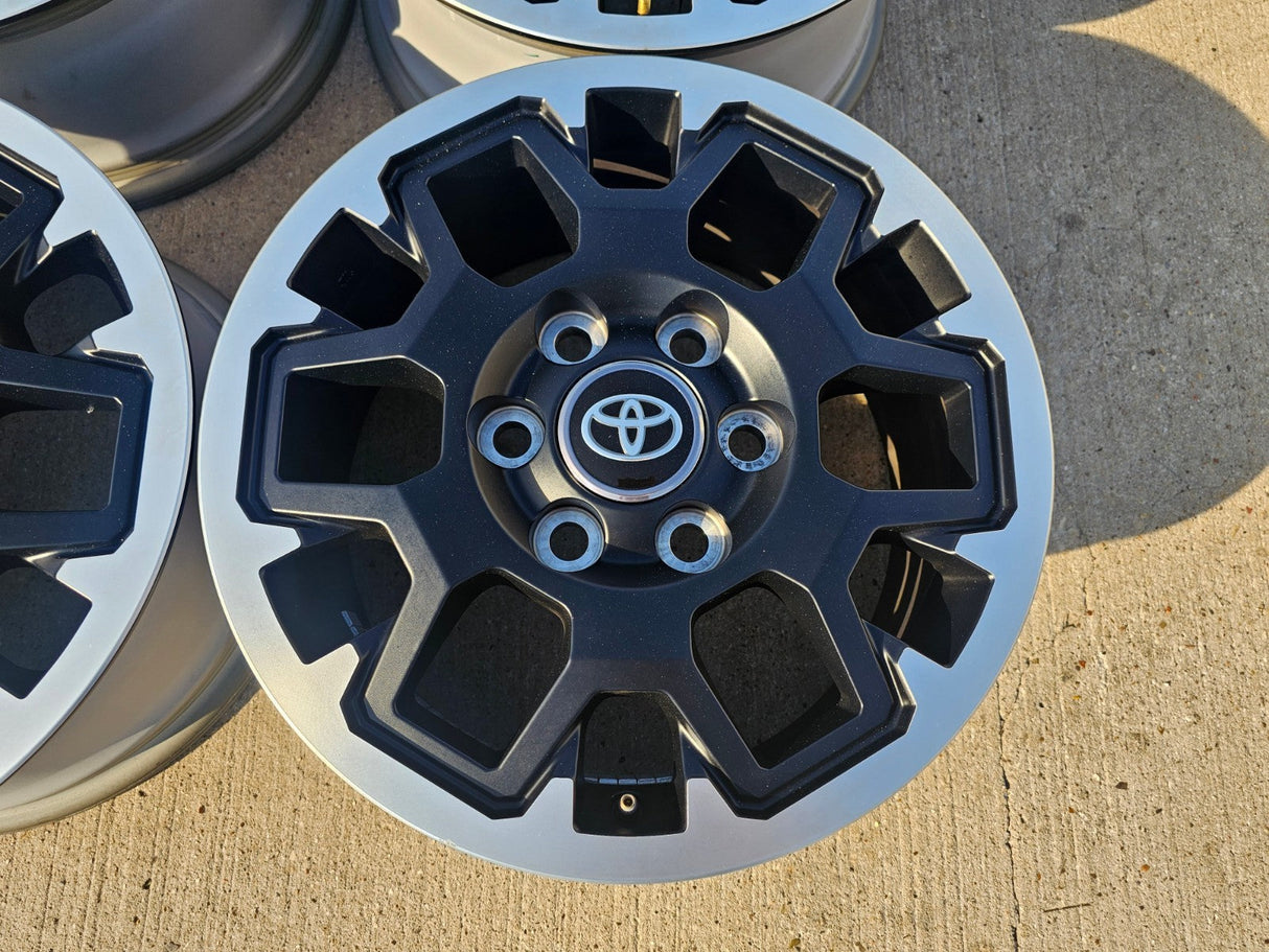 18" Toyota Tacoma 4Runner TRD OEM 94199 wheels rims 2024 2025 2026 NEW Texas Truck Tire