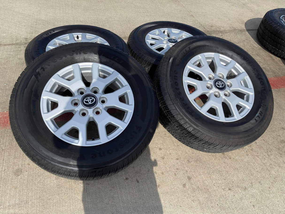 17" Toyota Tacoma 4Runner TRD OEM 94254 10637 wheels rims 2025 2026 FIRESTONE Texas Truck Tire