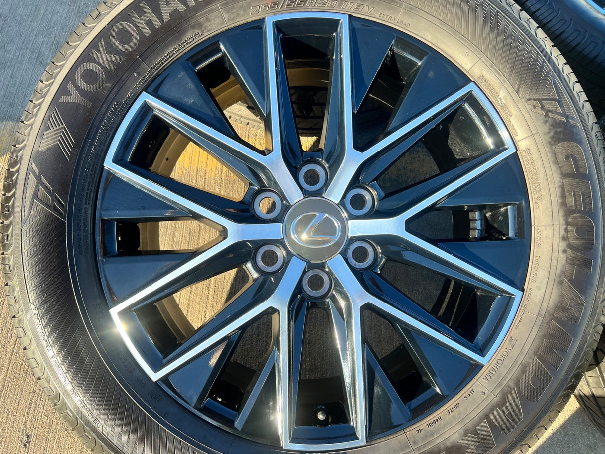 20" Toyota Land Cruiser Tundra OEM wheels rims 10545 Lexus GX550 LX600 2025 2026 Texas Truck Tire